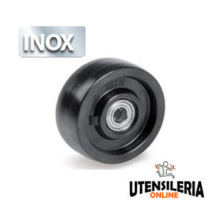 Rueda monolítica termoendurecible con rodamiento de acero inoxidable serie 67 - Product Image 1