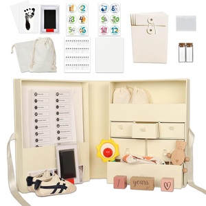 Double-Door Opening Magnetic Book Shaped Luxury Paper Custom Memory <strong>Box</strong> <strong>Wedding</strong> Baby <strong>Keepsake</strong> <strong>Box</strong> - Product Image 1