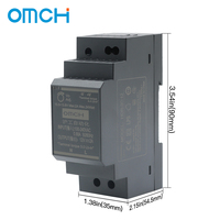 Alimentation électrique à commutation sur rail ultra-mince OMCH Série HDR-30 5V 12V 24V 48V AC-DC Étanche DIN-Rail SMPS 3A 2A 1.5A 0.75A