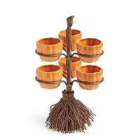 2026 Halloween Pot à bonbons citrouille en résine, support à collation en forme de balai, décor de table de fête peint, livraison directe