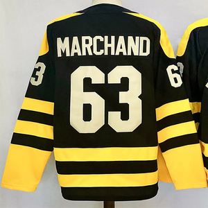Camisetas de Hockey Cosidas para Hombre, Brad Marchand, Jeremy Swayman, <span class=keywords><strong>Charlie</strong></span> McAvoy, David Pastrnak, Pavel Zacha - Product Image 6