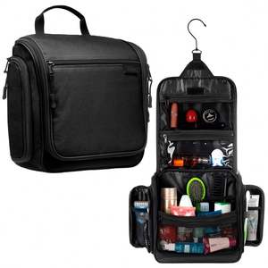 Échantillon gratuit Fabricant Logo personnalisé Grande trousse de toilette de voyage suspendue de luxe imperméable de qualité supérieure pour hommes et femmes - Product Image 1