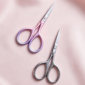Ciseaux de sécurité à pointe arrondie, tondeuse à poils du nez, tondeuse à barbe, tondeuse à sourcils, ciseaux portables pour l'extérieur - Product Image 1