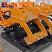Compacteur de plaques hydraulique JUEQI à vente directe usine avec pompe pour excavatrices de 5 à 18 tonnes, garantie 2 ans, compactage de tranchées