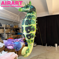 Produits décoratifs suspendus, animal marin gonflable, hippocampe pour l'affichage