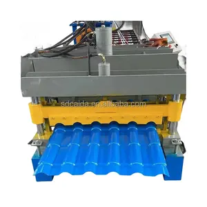 High-speed color steel wall plate rolling forming machine aluminum corrugated manufacturing machine