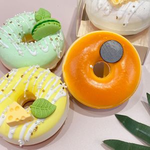 Cute Croissant and Burger Food Simulation <b>Toys</b> Soft Sensory Fidget for Stress Relief and Creative <b>Desk</b> Aesthetic Display - Product Image 2