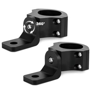 Soporte de barra de luz y látigo UTV de aluminio resistente con ajuste de 360 °. Esta abrazadera de montaje se adapta a Polaris RZR, <span class=keywords><strong>Can</strong></span> <span class=keywords><strong>Am</strong></span>, Jeep - Product Image 1