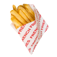 Logo personnalisé restaurant Kraft nuggets de poulet sac en papier écologique à emporter burger fast-food emballage frites sac en papier