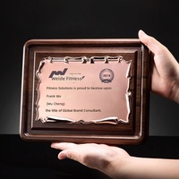 Nouveau porte-certificat en bois massif de noyer noir, porte-médaille en bois, trophée personnalisé, plaque créative, fabriqué en Chine
