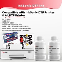 InkSonic untuk Pigmen Tekstil 1000ml Berkualitas Tinggi untuk L1800 untuk Printer untuk Transfer Printing pada Kain