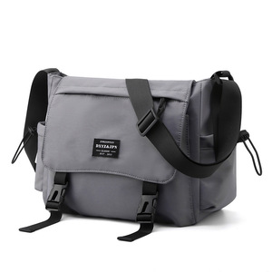 OEM Korean-style Inspired Large-capacity Waterproof Multifunctional Nylon Mens Men's Messenger <b>Bag</b> Large Capacity Shoulder <b>Bag</b> - Product Image 3