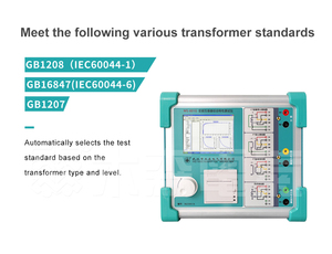 Testeur complet de transformateurs de courant, analyseur portable de transformateurs CT/PT, analyseur CT/PT 1000V 1000A - Product Image 3