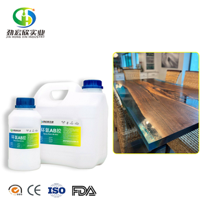 3kg cristal resina epóxi transparente e kit de endurecimento. Auto-nivelamento resistente uv - Product Image 2