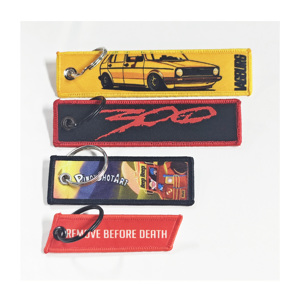 Porte-clés personnalisé avec logo brodé CCH, accessoire décoratif pour vêtements et sacs - Product Image 6