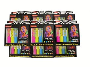 ชุดสีเรืองแสง 6 สีสำหรับทาหน้าและผิวกาย ล้างออกได้ ปลอดสารพิษ ปลอดภัย สีสันสดใส สำหรับเด็ก - Product Image 3