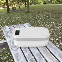 Boîte Déjeuner Chauffante Électrique Portable OEM 1000ml, Réchauffeur Alimentaire Rechargeable pour Intérieur et Extérieur