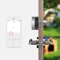 Serrure de porte intelligente M300 Tuya App avec accès sans clé, verrouillage automatique et stockage cloud pour portes en aluminium, bois et acier