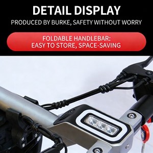 Trottinette électrique avec poignées chauffantes, pliable et étanche, autonomie de 30-40 km pour les trajets par temps froid dans les climats nordiques - Product Image 4