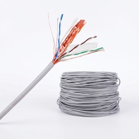 Câble Réseau UTP Cat6 CCA Haute Qualité 305m, Conducteur Solide 8 Conducteurs, Câble Ethernet LAN, Chine