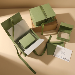 Kraft Corrugated Board Gold Foil Embossing Vanishing Matt Lamination Sponge Liner Elegant De Lujo Ribbon Mug Magnetic Gift Box - Product Image 1