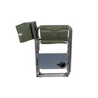 Chaise de camping pliante de maquillage d'artiste extensible en aluminium
