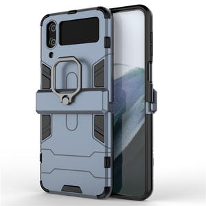 En Stock TPU PC antichoc porte-anneau étui de téléphone portable pour Samsung Galaxy Z <span class=keywords><strong>Flip</strong></span> 4 étui de téléphone portable à écran pliant - Product Image 3