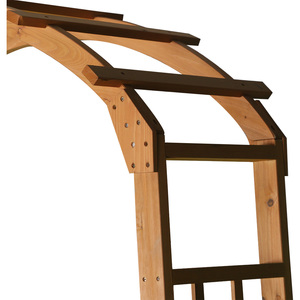 Fabricant chinois poids léger Chine sapin en bois porte de jardin entrée treillis <span class=keywords><strong>tonnelle</strong></span> - Product Image 5