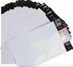 Sacs postaux pré-ouverts en rouleau, compostables, sécurisés, auto-scellants, épaissis pour <span class=keywords><strong>colis</strong></span> en LDPE, sacs d'emballage pour coursiers - Product Image 3