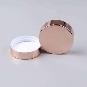 Pot en verre avec bouchon en or rose de 30g et 50g pour les soins de la peau et les crèmes pour les yeux - Product Image 4