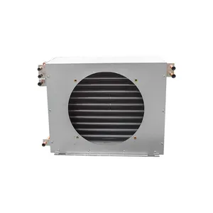 Condenser evaporator coil and fan air conditioning condenser evaporator coil unit
