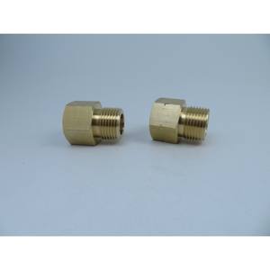 Vanne de conversion QF-30A, cylindre en cuivre, filetage interne inversé (gauche) W21.8, filetage externe G5/8, raccord W21.8 interne - Product Image 1