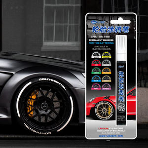 Sipa SP112 lastik Graffiti boya kalemi İmza su geçirmez Anti Fade lastik renk zarar vermez renkli lastik işaretleyici Pa 3mm - Product Image 2