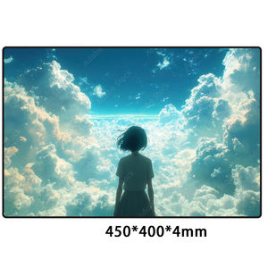 แผ่นรองเมาส์ผ้านุ่มสบายพร้อมสายยืดเรียบสำหรับสำนักงานและเล่นเกม - Product Image 4