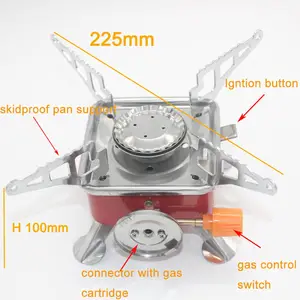 Наружная карманная горячая Распродажа Портативная Бутановая газовая плита Сверхлегкая для пикника кемпинга сложенная мини газовая плита