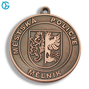 Cugle clásico personalizado artesanía de Metal de <span class=keywords><strong>estrella</strong></span> de cinco puntas de la medalla - Product Image 4