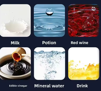 Ligne de production complète automatique de remplissage et d'emballage de sachets d'eau pure liquide 2000 bph