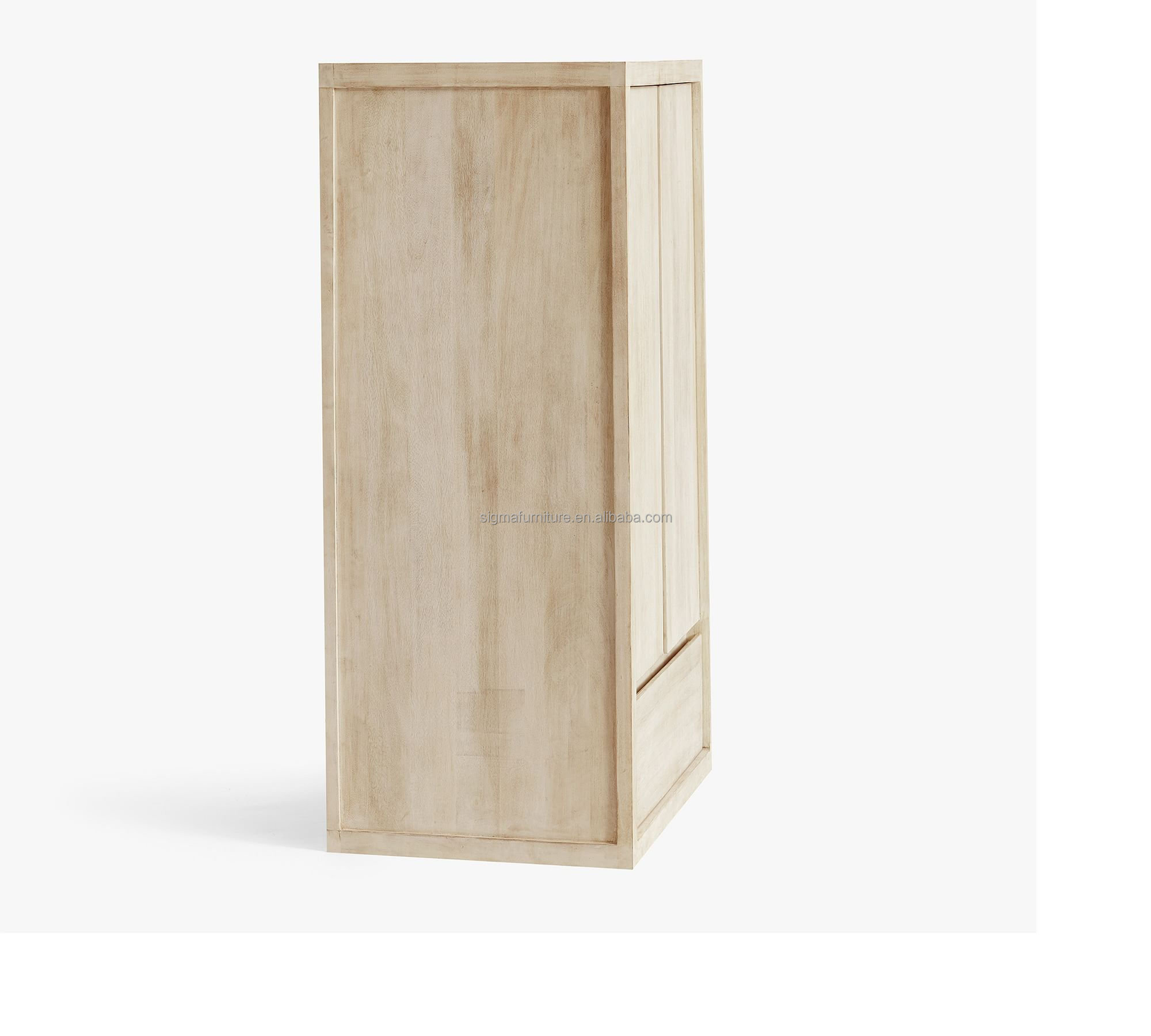 luxury vintage wooden jewelry armoire modern bedslit wardrobe with clothing rod