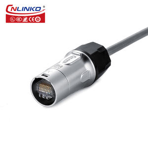 יצרנית סנלינקו ip68 חוט עמיד למים מחבר <span class=keywords><strong>rj45</strong></span> ethernet שקע לוח שקע הר מחבר פלסטיק כבל חשמל - Product Image 6