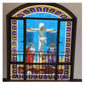Guangzhou Meilleur <span class=keywords><strong>Prix</strong></span> Vitrail Fenêtres D'église - Product Image 5