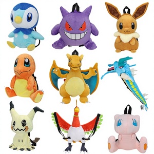 <span class=keywords><strong>Mochila</strong></span> de Peluche de Personajes de Dibujos Animados de Alta Calidad al por Mayor, <span class=keywords><strong>Mochila</strong></span> de Peluche Pokémon, Bolsa de Regalo para Niños y Fanáticos - Product Image 1