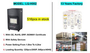 Chauffages mobiles au <span class=keywords><strong>gaz</strong></span> pour usage domestique GPL/Propane/Butane Intérieur - Product Image 2