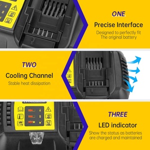 <span class=keywords><strong>Chargeur</strong></span> de batterie <span class=keywords><strong>Dewalt</strong></span> de remplacement <span class=keywords><strong>DCB118</strong></span> compatible avec les batteries lithium-ion 12V/20V/60V MAX DCB200 DCB120 DCB609 DCB606 - Product Image 2