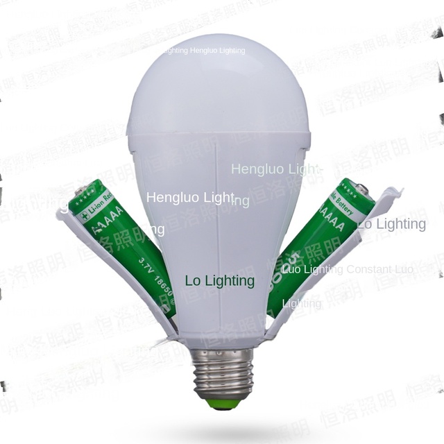 Wide Voltage Double Li-Ion Battery LED Emergency Light for Camping High-intensity IP33 Bayonet Charging Lamp Constant Current