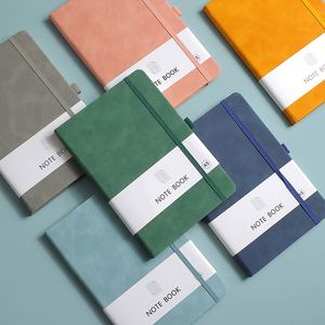 Cuaderno de Tapa Dura A5 Económico, Diario de Cuero PU con Logotipo Personalizado, Cuadernos de 200 Páginas para Estudiantes, Oficina y Escuela - Product Image 2