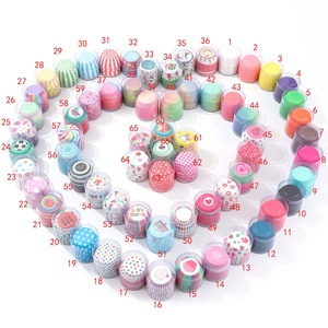 Chengkehome 100 Pinwheel Rosa <span class=keywords><strong>Cake</strong></span> Pops Cupliners Hornear muffin cajas Cupbox <span class=keywords><strong>Cake</strong></span> moldes Cupcake herramientas de decoración - Product Image 3