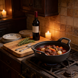 Meilleure Vente - Wok en Fonte de 20 cm avec Couvercle en Verre Trempé - <span class=keywords><strong>Poêle</strong></span> Antiadhésive Pré-assaisonnée avec Manche en Bois <span class=keywords><strong>pour</strong></span> Tous Types de Plaques de Cuisson - Product Image 3