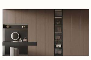 Armoire-penderie moderne européenne en mélamine personnalisée - Fabrication directe, conception gratuite pour la chambre à coucher, le salon, rangement personnalisable pour - Product Image 3