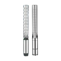 Pompe solaire immergée haute performance 4YSC6-300-AC380/DC540/3000-AD |   Tête de pompe 300m 6m³/h |   Moteur à courant continu sans balais pour l'irrigation agricole