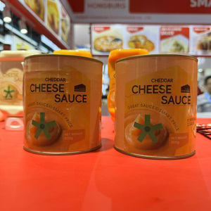 <span class=keywords><strong>Salsa</strong></span> de queso cheddar enlatada de lata 300g para alitas de pollo/nachos sumergidos - Product Image 1